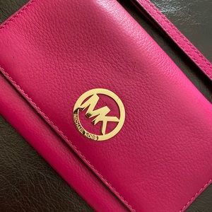 MK Hot Pink Wristlet